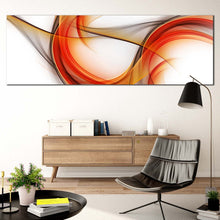 Load image into Gallery viewer, Abstract Forms Canvas Wall Art Contemporary Modern Abstract Canvas Print Red Orange Abstract Patterns 1 Piece Canvas For Living Room

