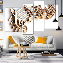 Load image into Gallery viewer, Abstract Music Note Canvas Wall Art 
