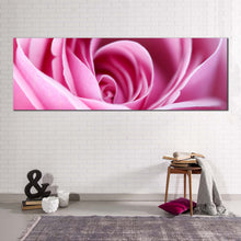 Load image into Gallery viewer, Beautiful Floral Canvas WallArt  Abstract Flowers 1 Piece Canvas Print  Close Up Purple Rose Wide Canvas For Living Room
