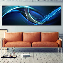 Load image into Gallery viewer, Beautiful  Abstract  Canvas  Print  Blue  Abstract  Waves  1  Piece  Multi  Canvas  Beautiful  Green  Elegant  Abstract  Canvas  Wall  Art In Living Room

