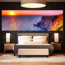 Load image into Gallery viewer, Cliffs  of  Moher  Canvas  Print  Blue For Bedroom Ocean  Cliff  Ireland  Canvas  Set  Orange  Ocean  Mountains  Bedroom  1  Piece  Canvas  Wall  Art For Bedroom
