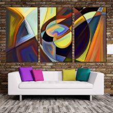 Load image into Gallery viewer, Colorful Abstract Patterns for  3 piece Canvas For Living room
