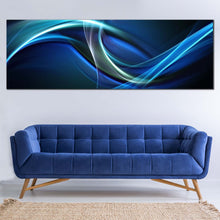 Load image into Gallery viewer, Elegant  Abstract  Canvas  Wall  Art  Blue  Modern  Abstract  Living  Room  1  Piece  Canvas  Print  Beautiful  Green  Abstract  Patterns  Canvas  Artwork For Living Room
