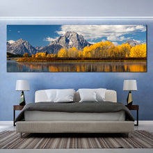 Load image into Gallery viewer, Guadalupe  River  Texas  fall  foliage  1  piece  canvas  art For Bedroom

