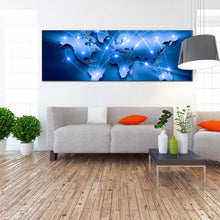 Load image into Gallery viewer, World  Map  Media  large  size  canvas  print For Living Room

