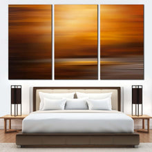 Load image into Gallery viewer, abstract background canvas print yellow orange abstract sunset 3 piece canvas wall art abstract digital art multi canvas For Bedroom
