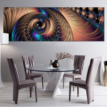 Load image into Gallery viewer, abstract  spiral  canvas  wall  art  colorful  abstract  fractal  patterns  1  piece  canvas  print  abstract  digital  artwork For  Living Room
