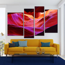 Load image into Gallery viewer, antelope canyon canvas 4 piece wall art
