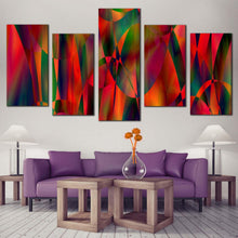 Load image into Gallery viewer, contemporary designs canvas wall art colorful abstract background illustration canvas print bokeh glitter 5 piece canvas For Living Room
